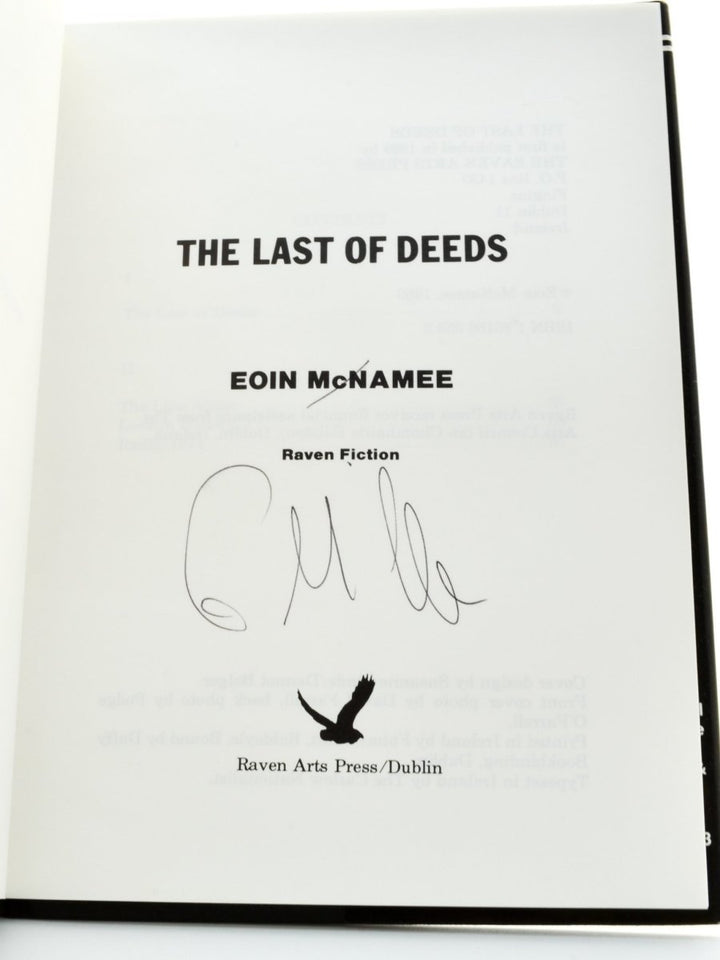 McNamee, Eoin - The Last of Deeds - SIGNED | book detail 5