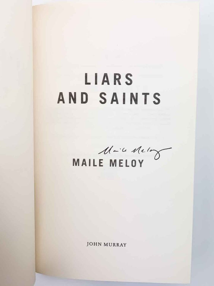 Meloy, Maile - Liars and Saints - Signed | image3