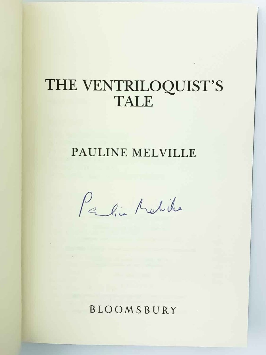 Melville, Pauline - The Ventriloquist's Tale - Signed | signature page