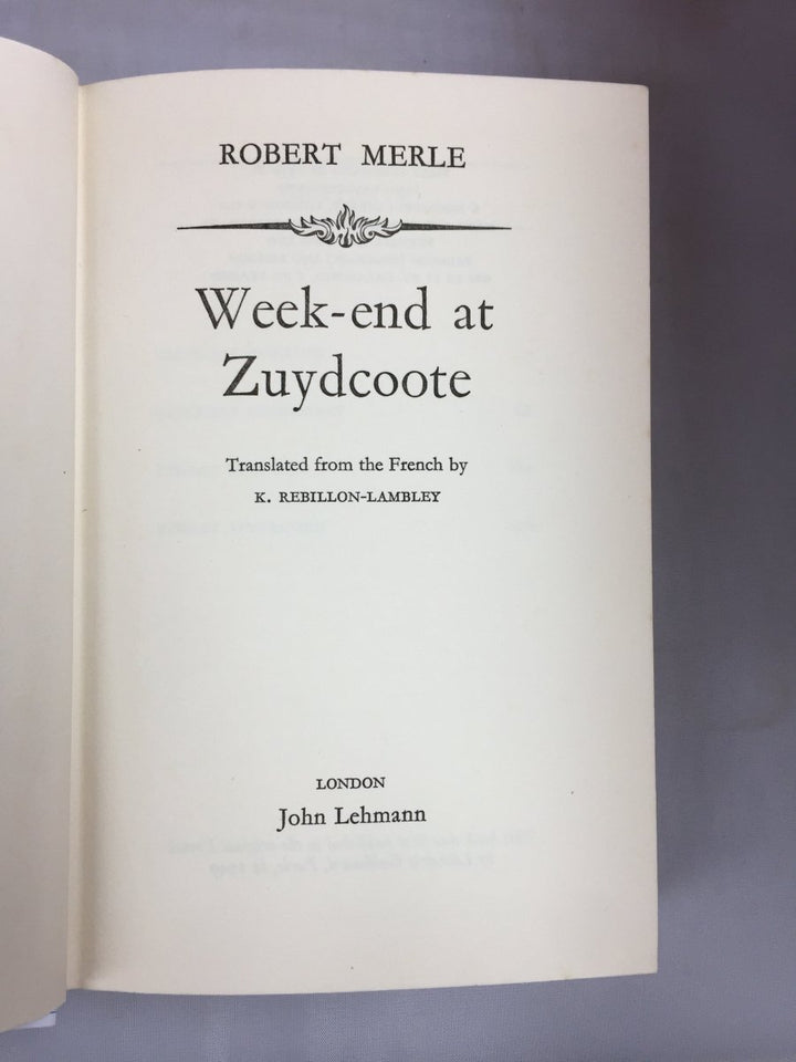 Merle, Robert - Week-end at Zuydcoote | sample illustration