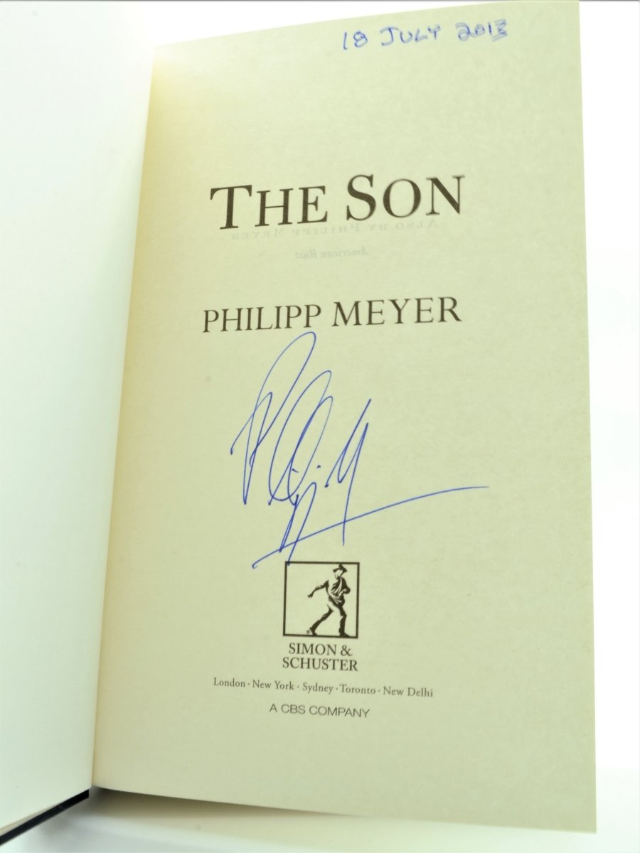 Meyer, Phillipp - The Son - SIGNED | signature page