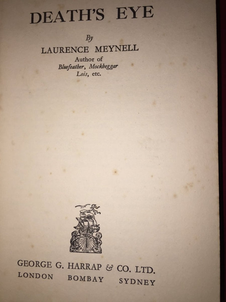 Meynell, Laurence W - Death's Eye | pages