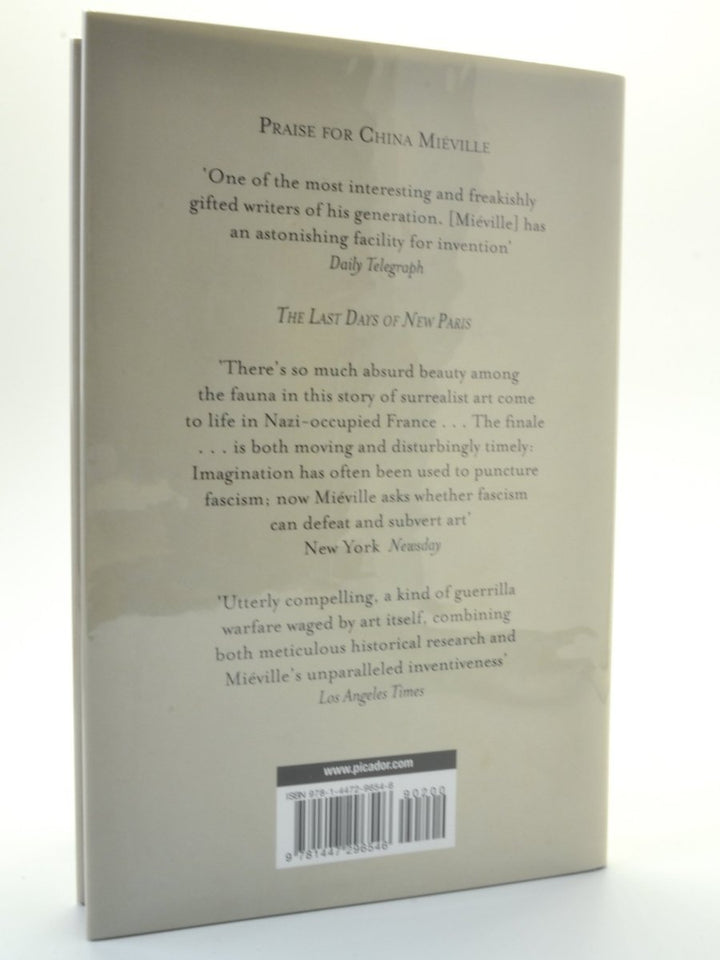 Mieville, China - The Last Days of New Paris - SIGNED Limited Edition - SIGNED | back cover