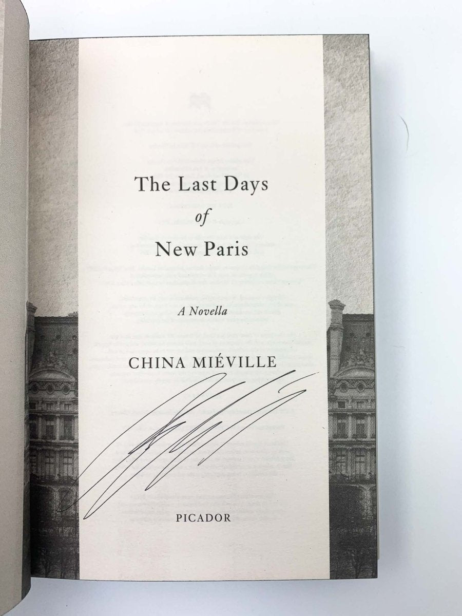 Mieville, China - The Last Days of New Paris - SIGNED Limited Edition - SIGNED | image4