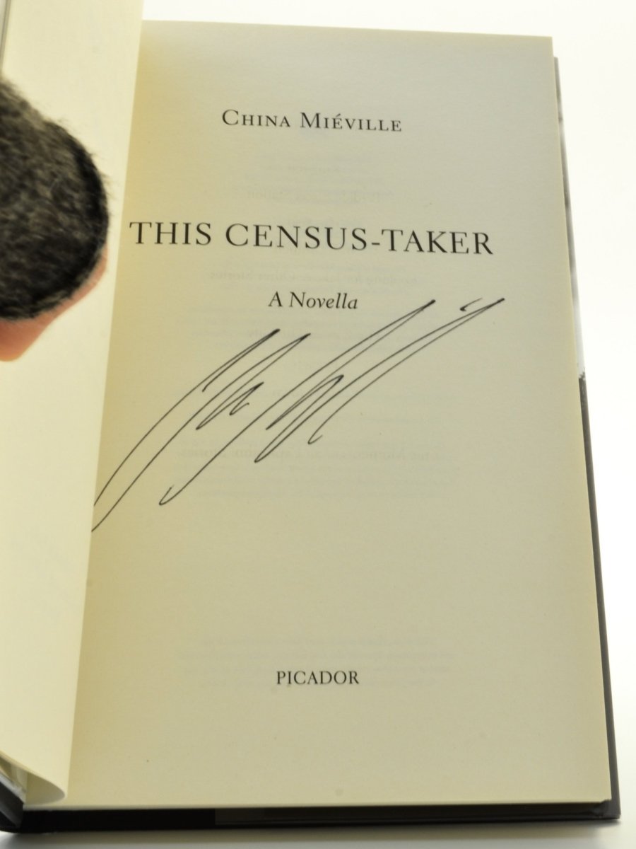 Mieville, China - This Census-Taker - SIGNED Limited Edition - SIGNED | signature page