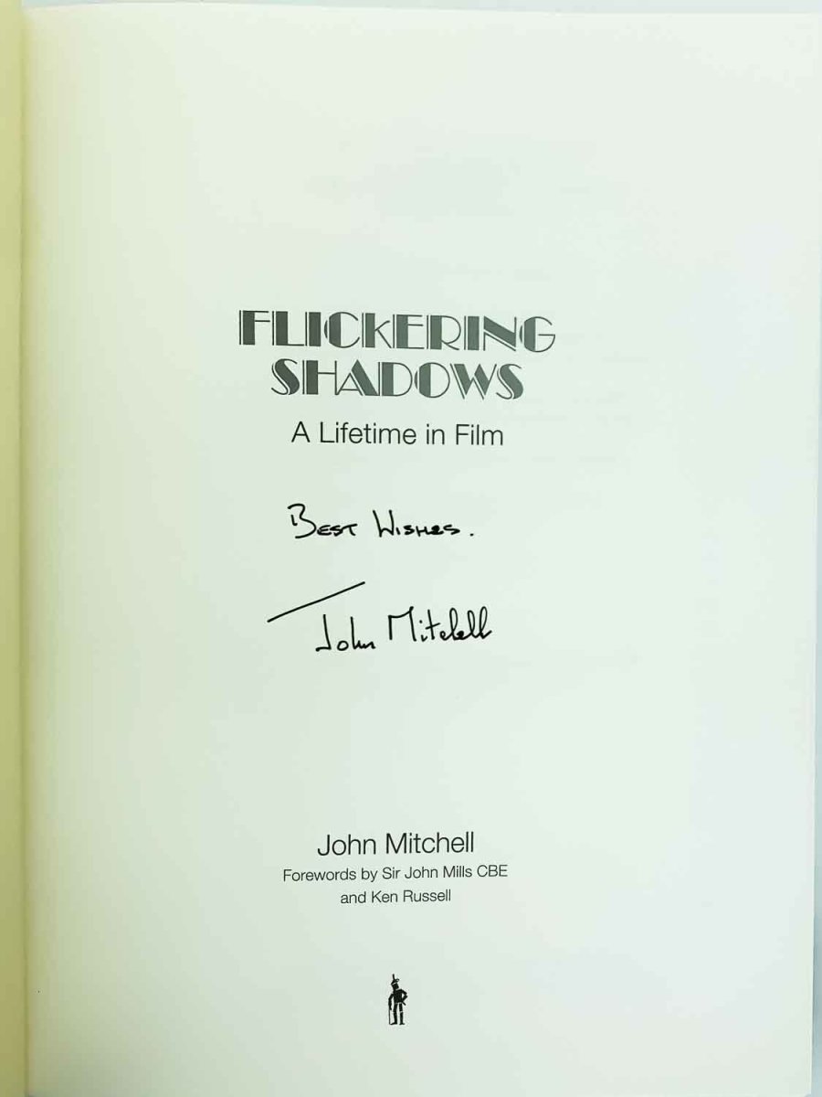 Mitchell, John - Flickering Shadows - SIGNED | signature page