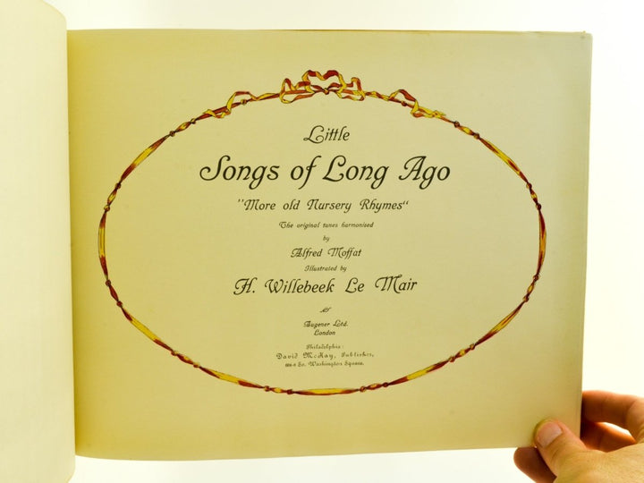 Moffat, Alfred - Little Songs of Long Ago | back cover