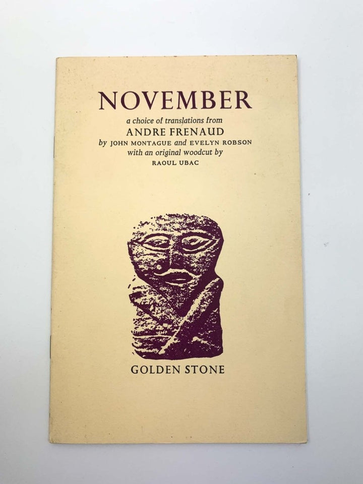 Montague, John ( translates ) - November - a choice of translations from Andre Frenaud | front cover