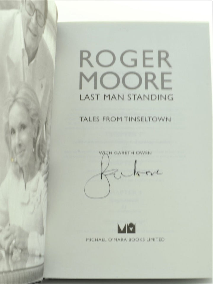 Moore, Roger - Last Man Standing - SIGNED | signature page