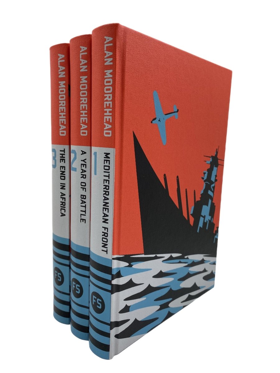 Moorehead, Alan - The Desert War Trilogy - 3 volume set | signature page