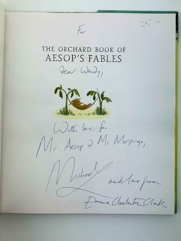 Morpurgo, Michael - The Orchard Book of Aesop's Fables - SIGNED | image3