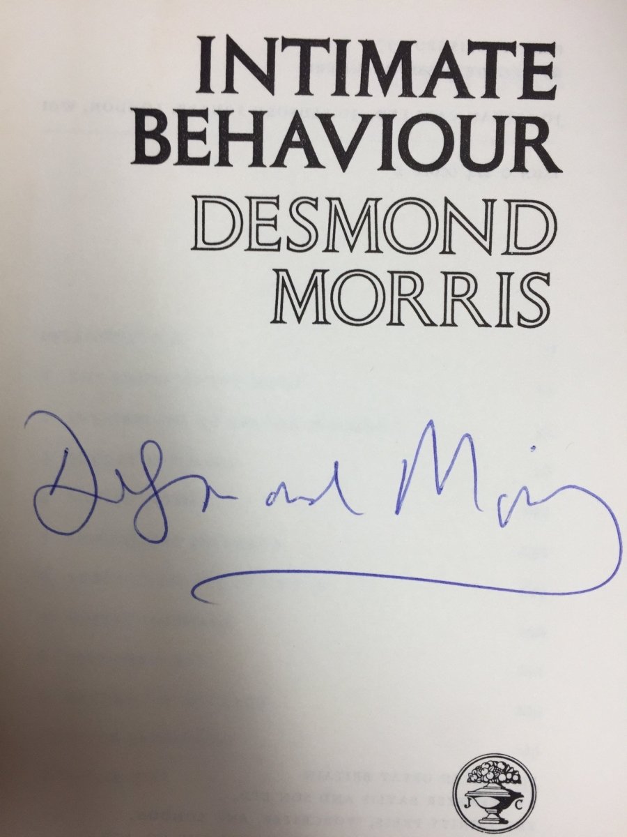 Morris, Desmond - Intimate Behaviour | back cover