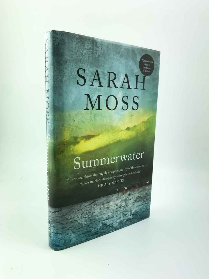 Moss, Sarah - Summerwater - SIGNED | front cover. Published by Picador in 2020. Hardcover.  Condition:  Near Fine +/Near Fine +