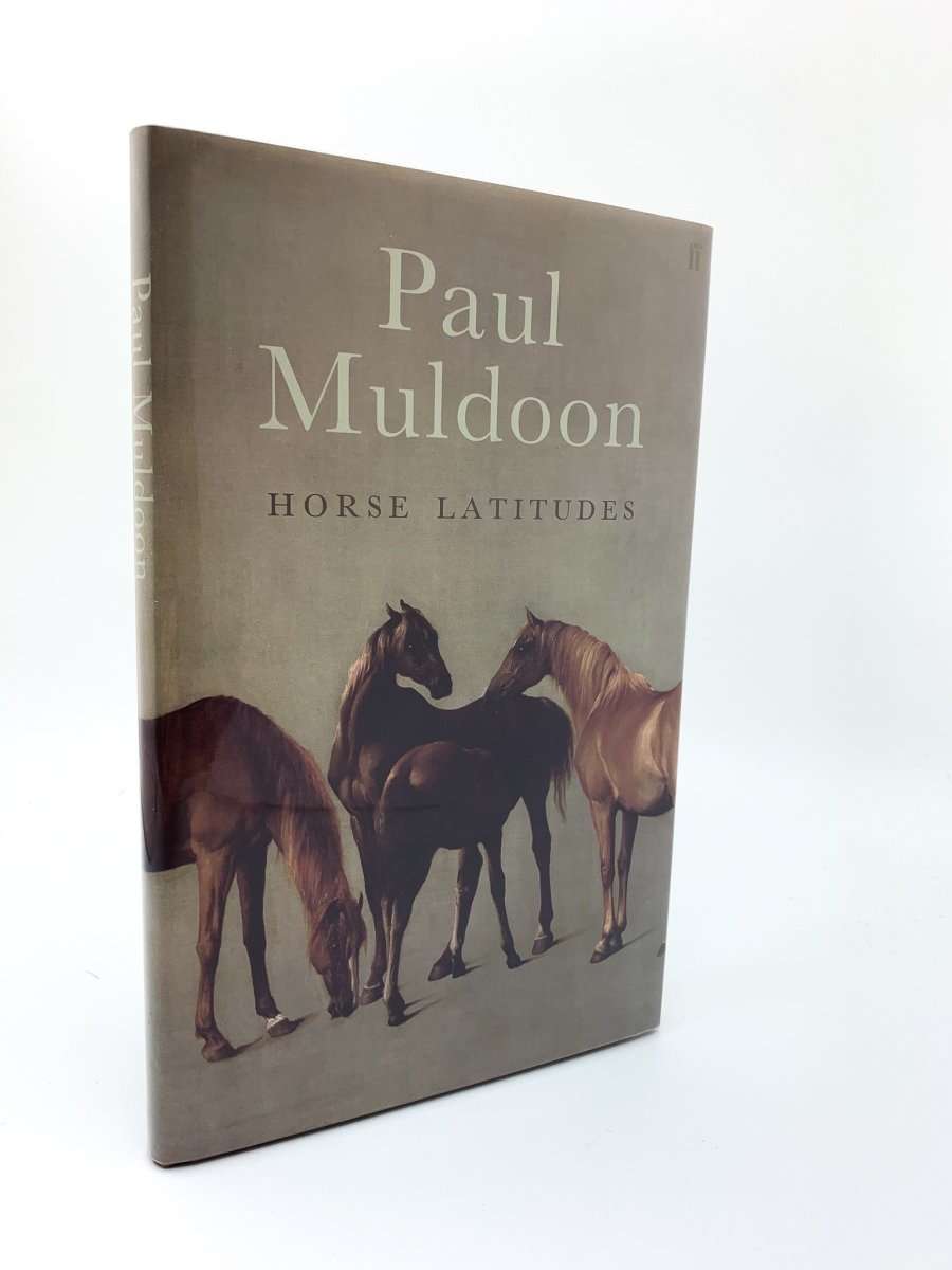 Muldoon, Paul - Horse Latitudes - SIGNED | front cover