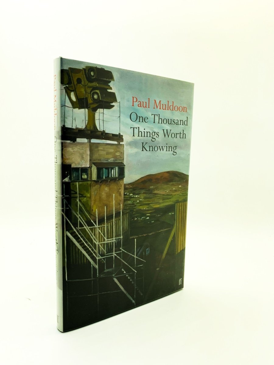 Muldoon, Paul - One Thousand Things Worth Knowing - SIGNED | front cover
