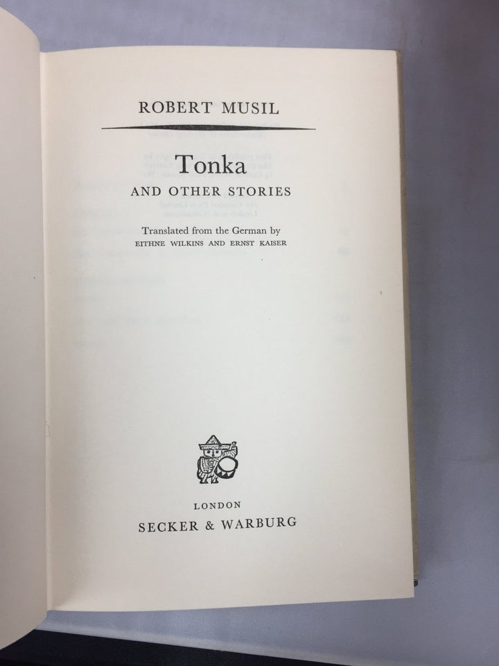 Musil, Robert - Tonka and other stories | sample illustration