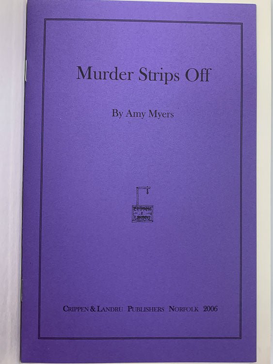 Myers, Amy - Murder, 'Orrible Murder - SIGNED | back cover