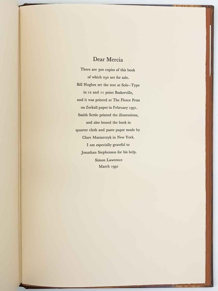 Nash, Paul - Dear Mercia Paul Nash Letters to Mercia Oakley, 1909-18 | back cover