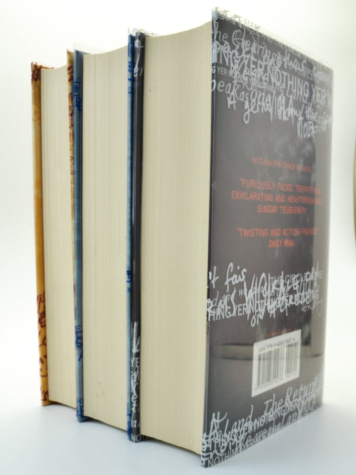 Ness, Patrick - Chaos Walking ( 3 vols, all SIGNED ) - SIGNED | signature page