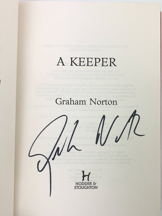 Norton, Graham - A Keeper - SIGNED | image3