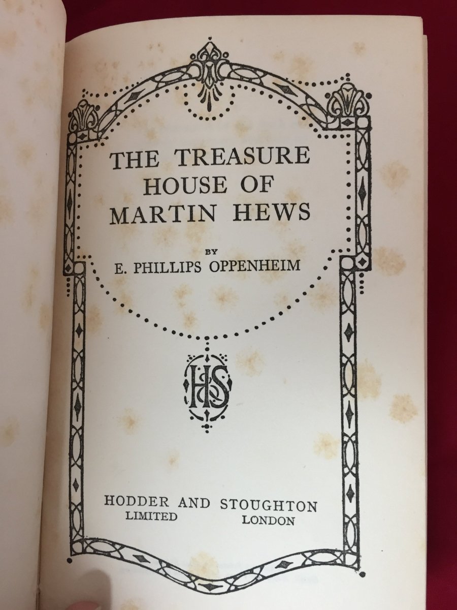 Oppenheim, E Phillips - The Treasure House of Martin Hews | sample illustration