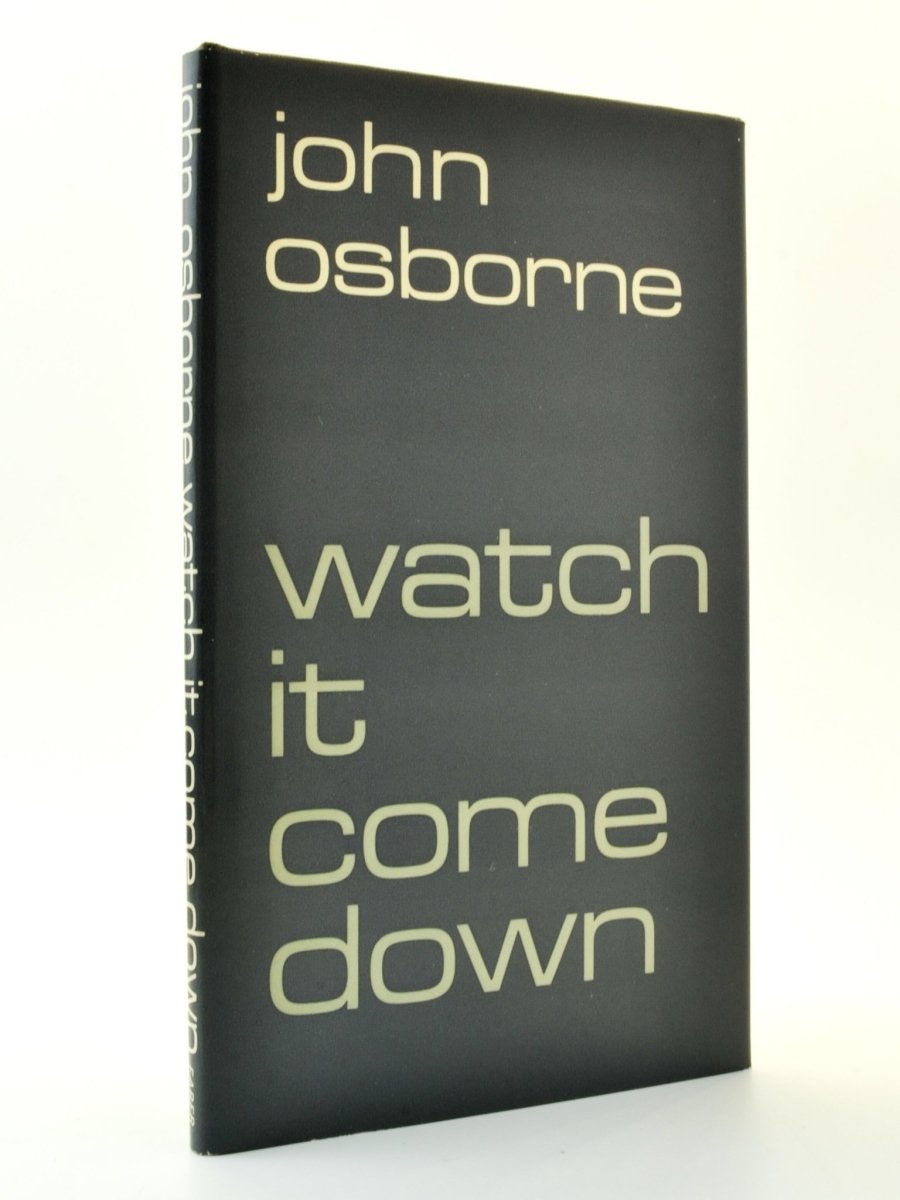 Osborne, John - Watch it Come Down | front cover