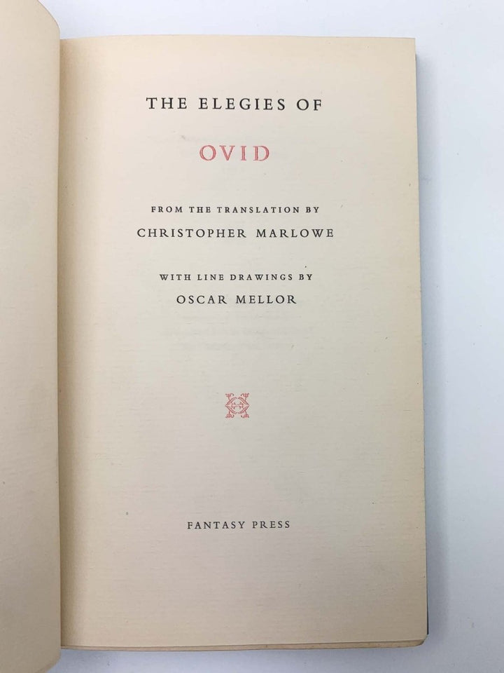 Ovid - Ovid : The Elegies | back cover