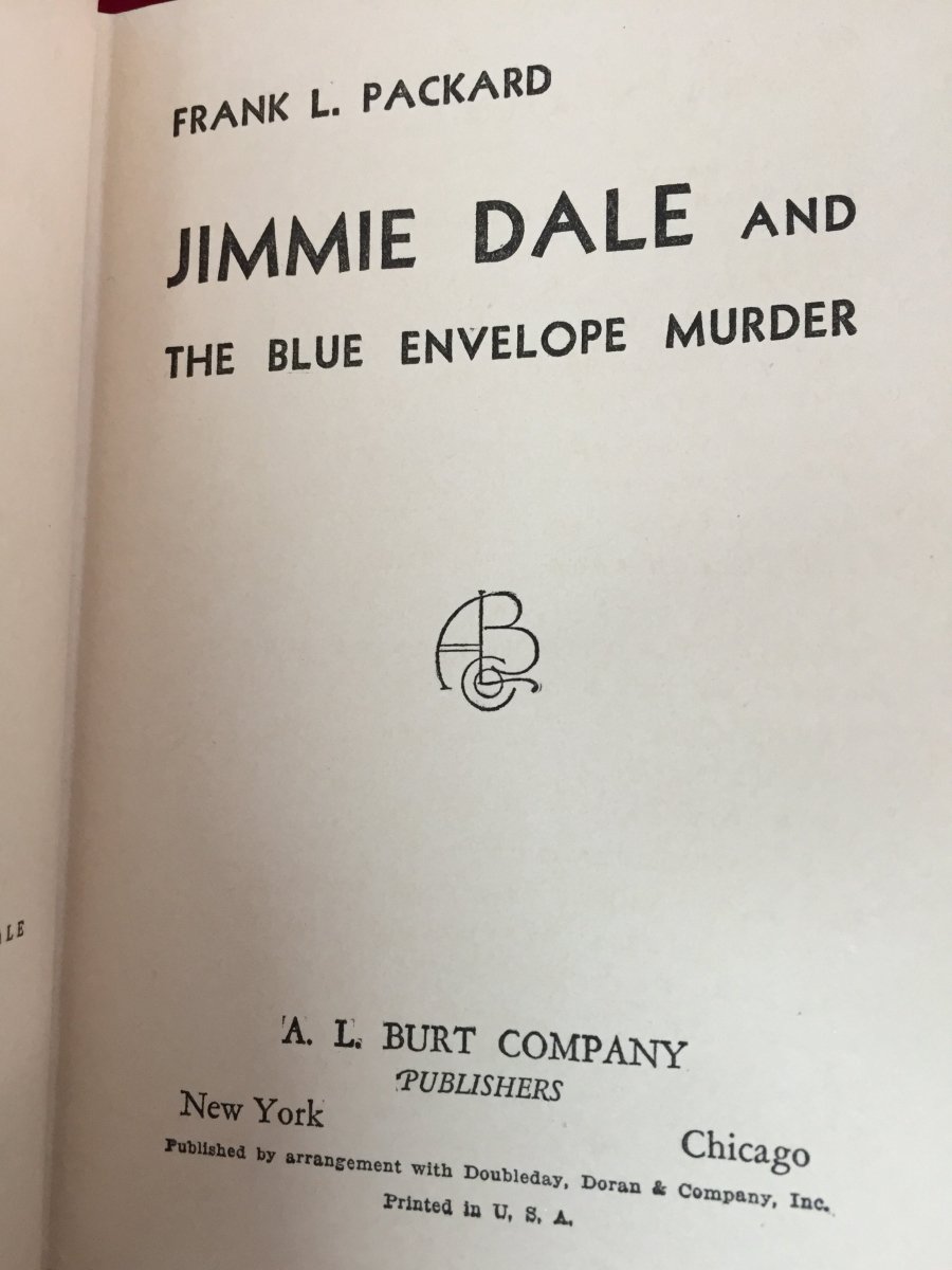 Packard, Frank L - Jimmie Dale and the Blue Envelope Murder | image4