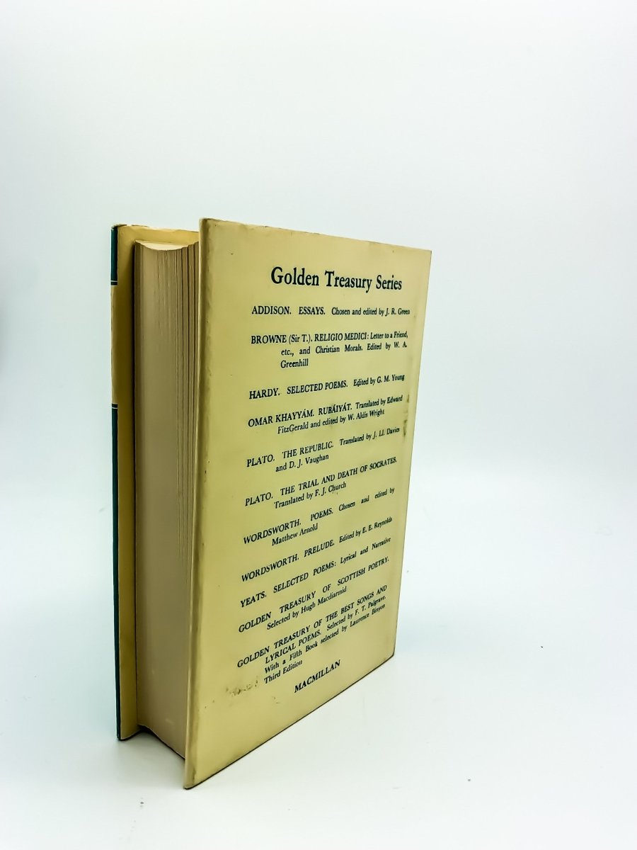 Palgrave, Francis T - Palgrave's Golden Treasury | back cover