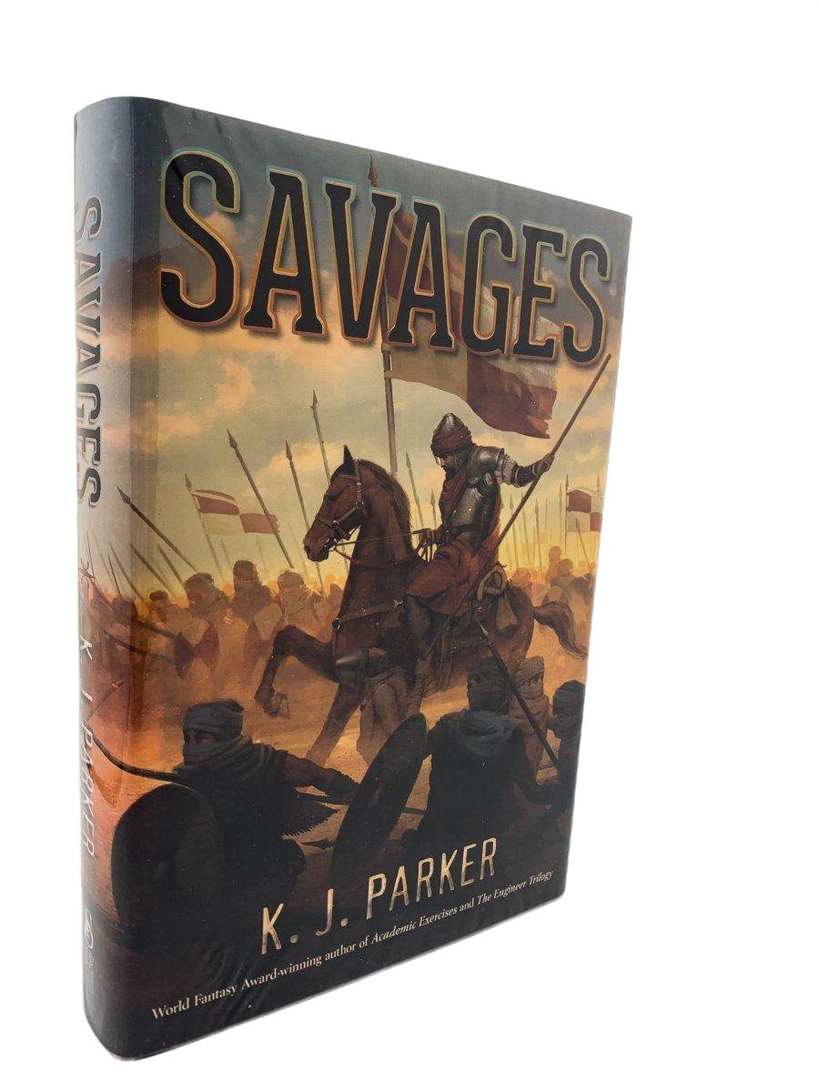 Parker, K J - Savages - SIGNED | front cover