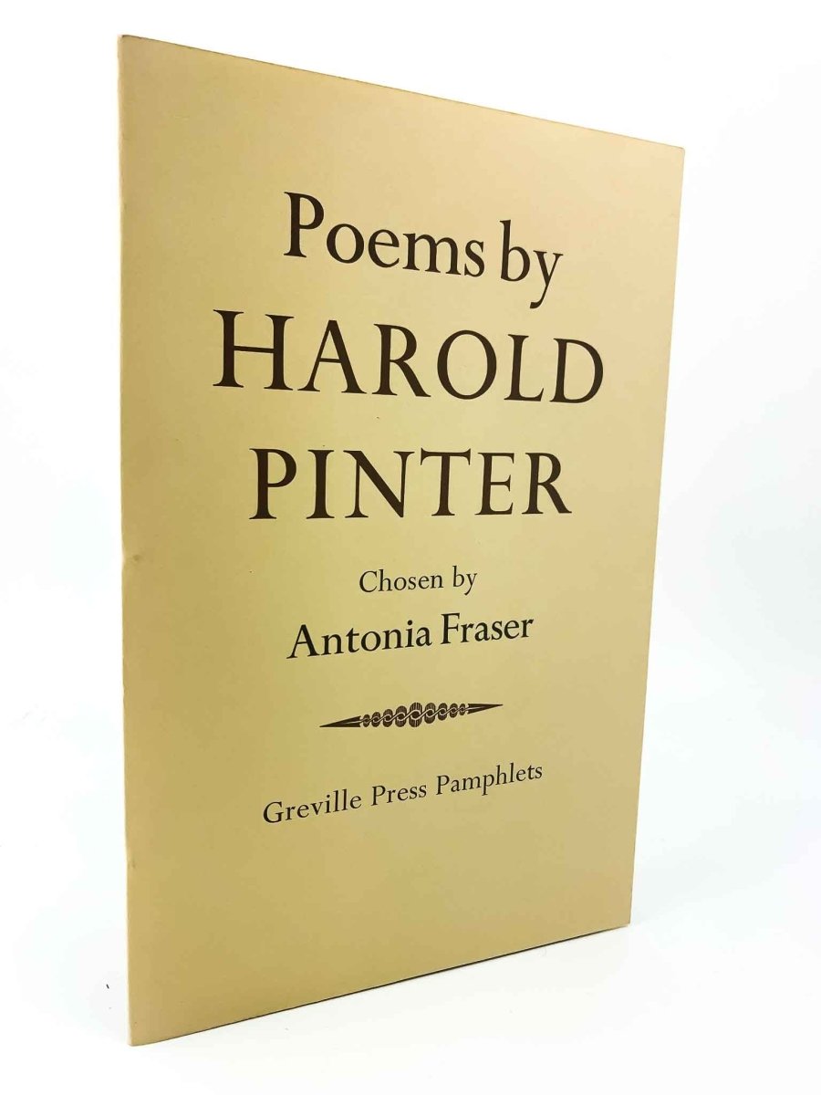 Pinter, Harold - Poems by Harold Pinter - SIGNED | image1