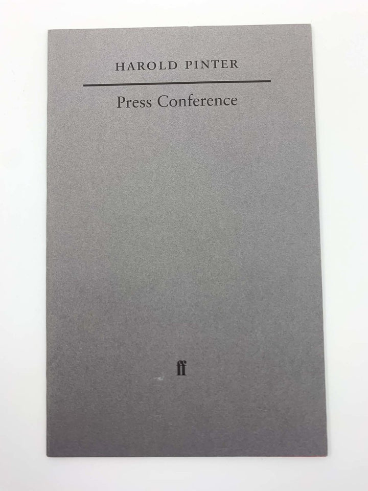 Pinter, Harold - Press Conference | front cover