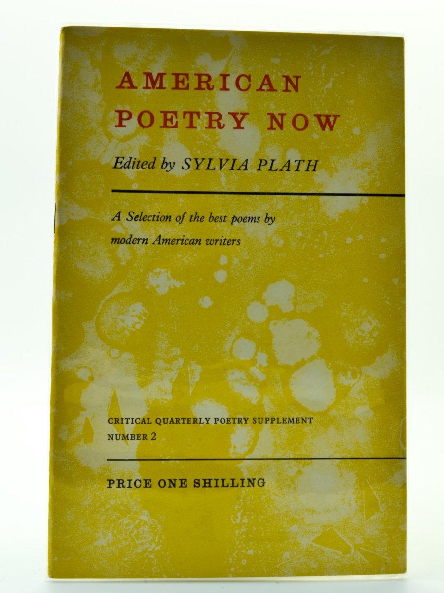 Plath, Sylvia ( edits ) - American Poetry Now | front cover