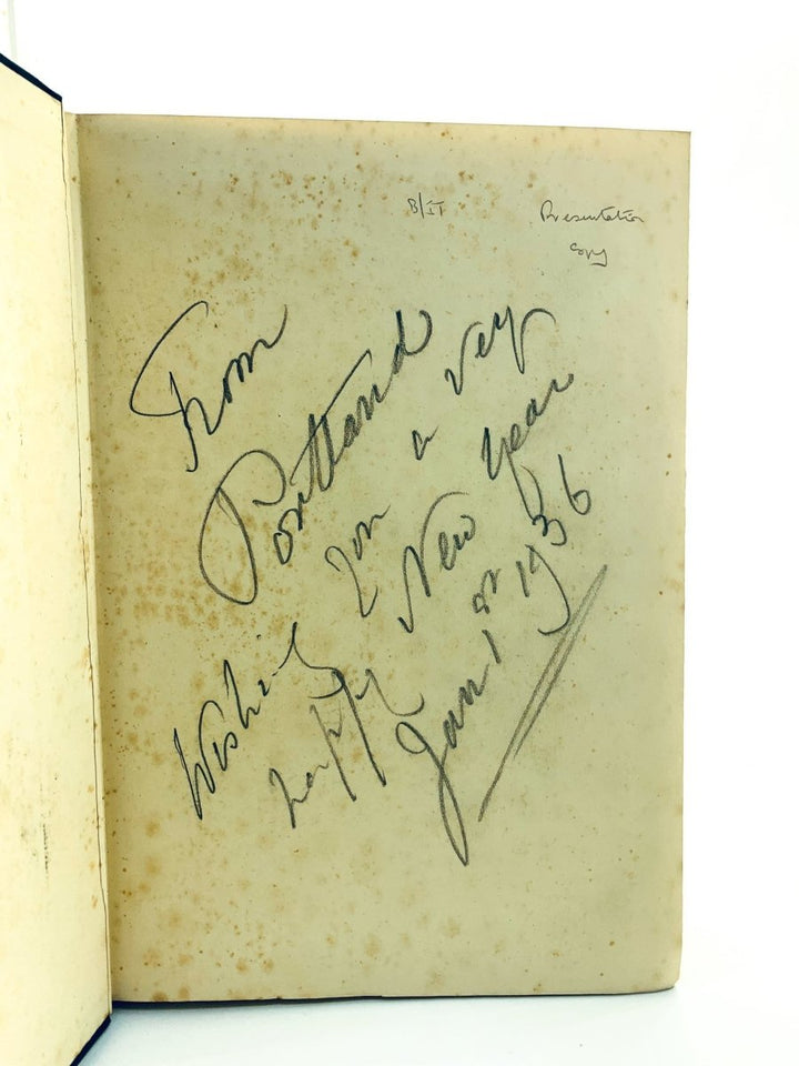 Portland, Duke of - Memories of Racing and Hunting - SIGNED | signature page