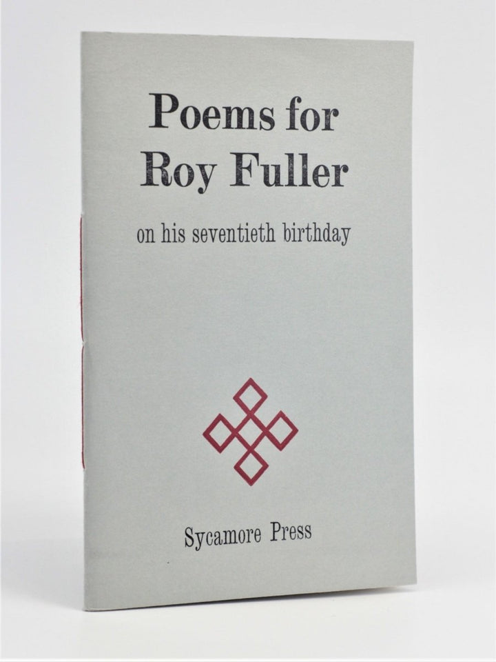 Powell, Anthony - Poems for Roy Fuller | front cover