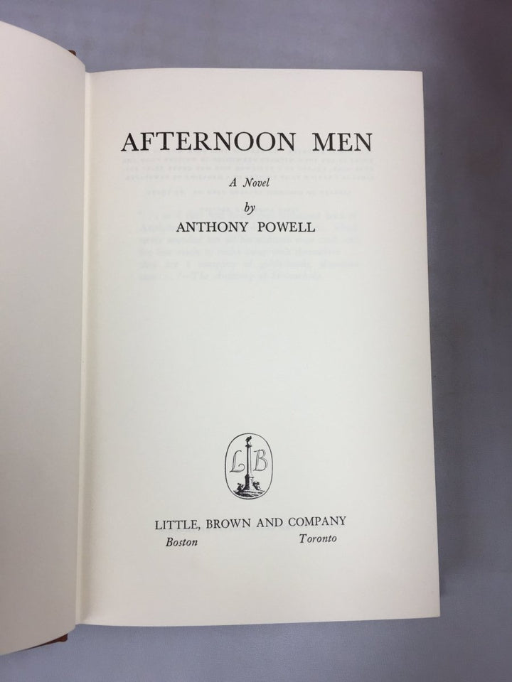 Powell, Anthony - The Afternoon Men | sample illustration