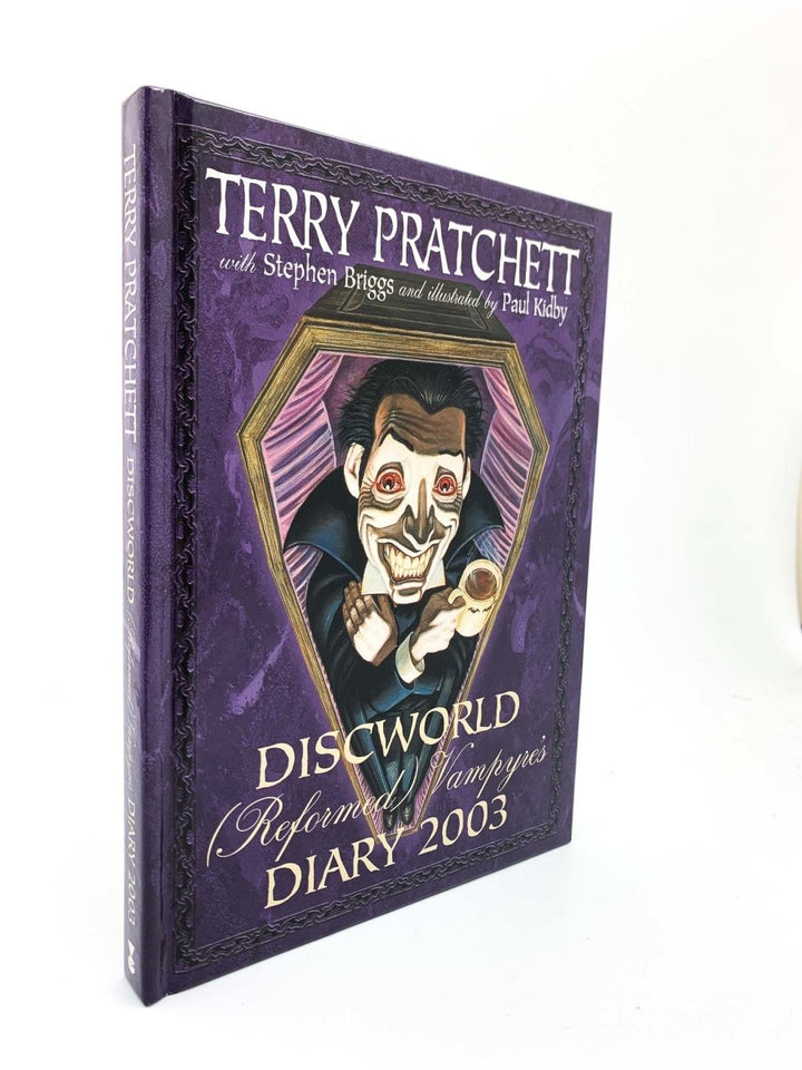 Pratchett, Terry - Discworld Reformed Vampyre's Diary 2003 | front cover. Published by Victor Gollancz Ltd in 2002. Hardcover.  Condition:  Fine/No Jacket ( as Issued )