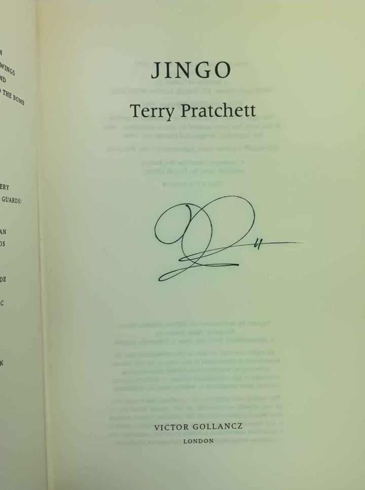 Pratchett, Terry - Jingo - SIGNED | image3