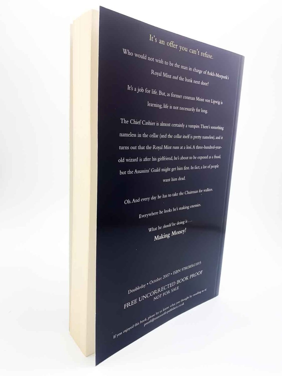 Pratchett, Terry - Making Money - SIGNED uncorrected proof copy | image2