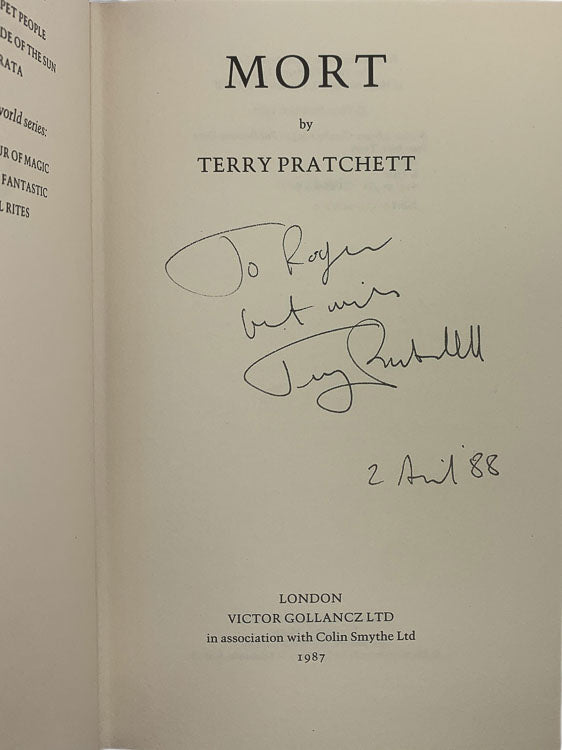 Pratchett, Terry - Mort - SIGNED | image2