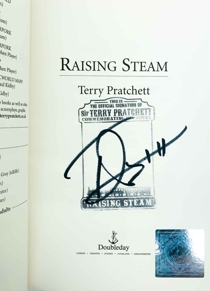 Pratchett, Terry - Raising Steam - SIGNED | image3