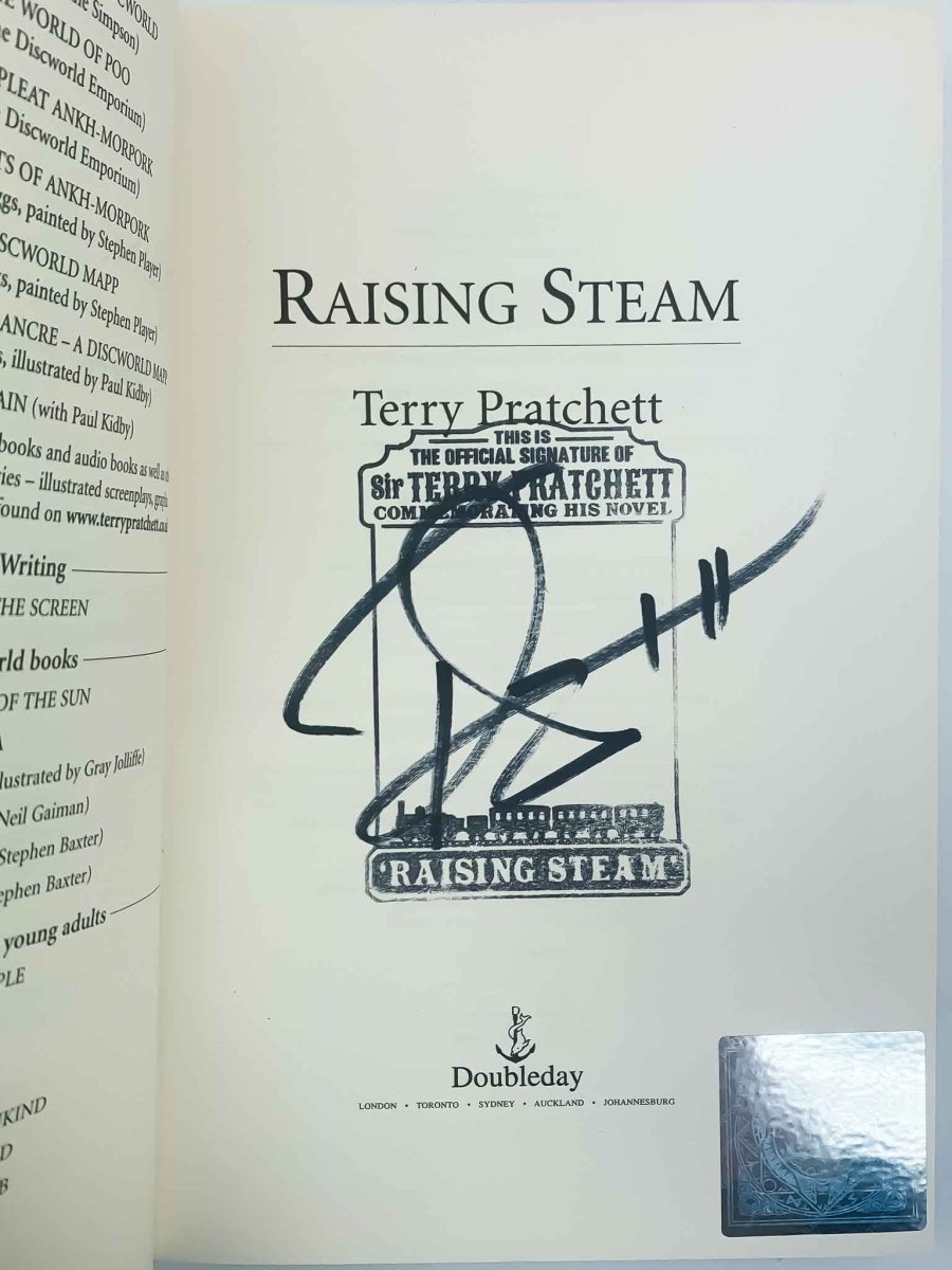 Pratchett, Terry - Raising Steam - SIGNED | image3