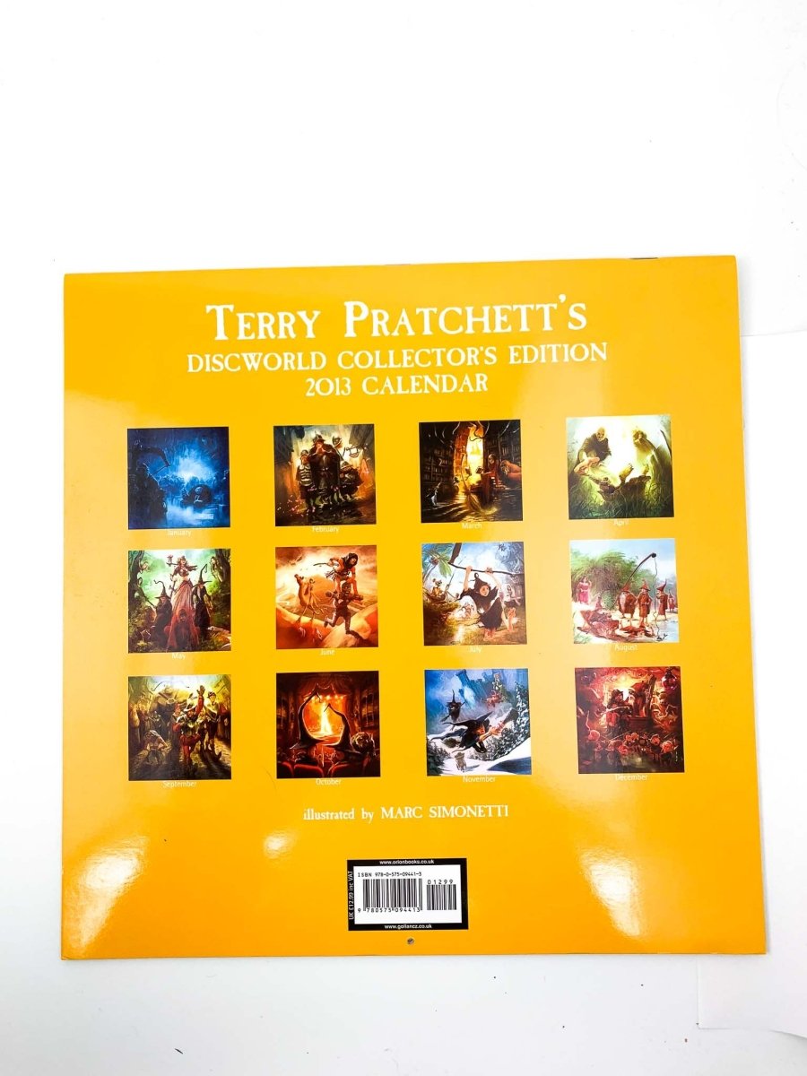 Pratchett, Terry - Terry Pratchett's Discworld Collectors Edition Calendar 2013 | back cover