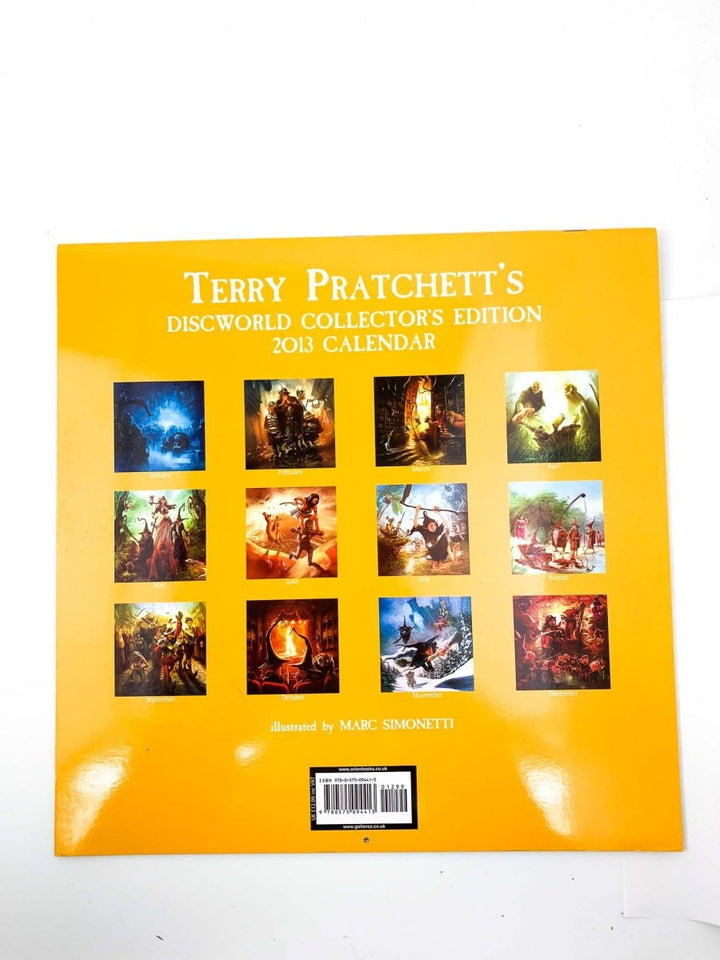 Pratchett, Terry - Terry Pratchett's Discworld Collectors Edition Calendar 2013 | back cover