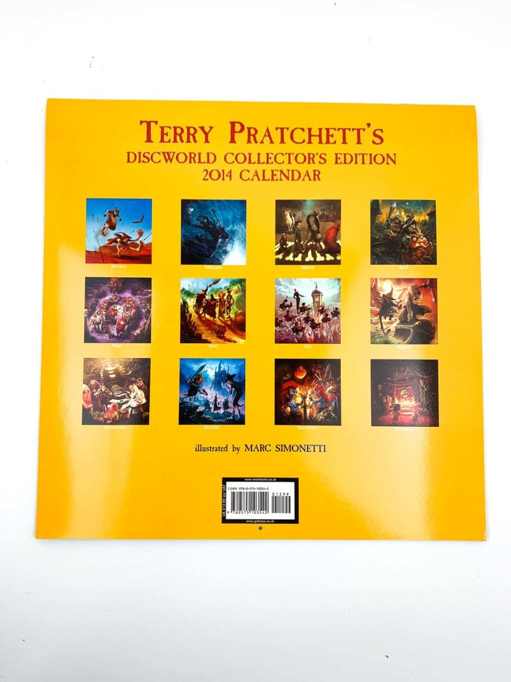 Pratchett, Terry - Terry Pratchett's Discworld Collectors Edition Calendar 2014 | back cover