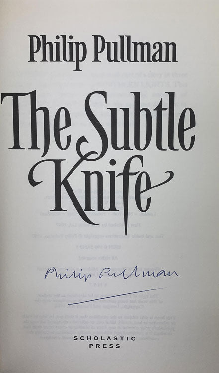 Pullman, Philip - His Dark Materials : Northern Lights, The Subtle Knife, The Amber Spyglass - Tenth anniversary SIGNED SLIPCASED Collector's Edition. - SIGNED | pages