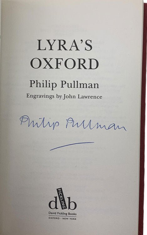 Pullman, Philip - Lyra's Oxford - SIGNED | image3