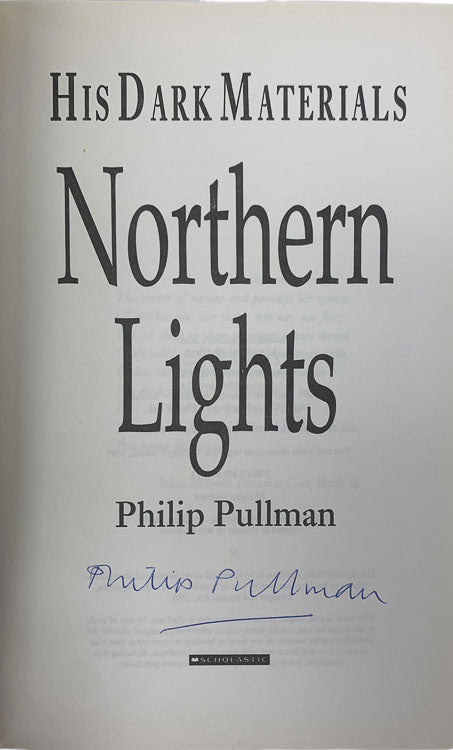Pullman, Philip - Northern Lights - SIGNED | signature page