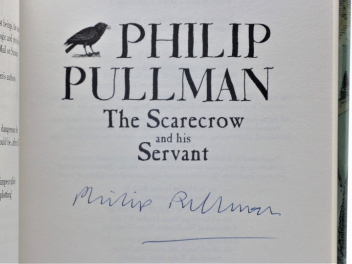 Pullman, Philip - The Scarecrow and His Servant - SIGNED | signature page