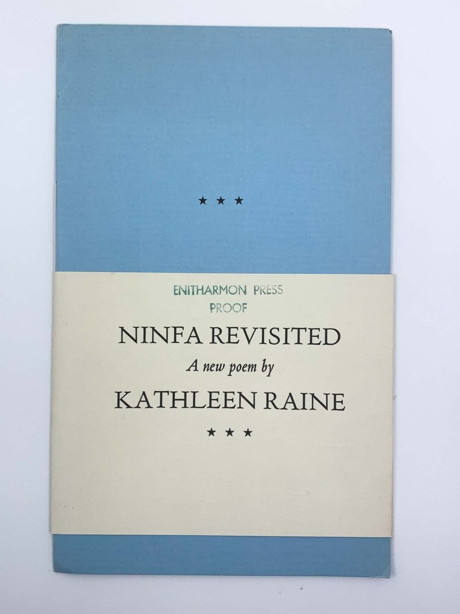 Raine, Kathleen - Ninfa Revisited | front cover